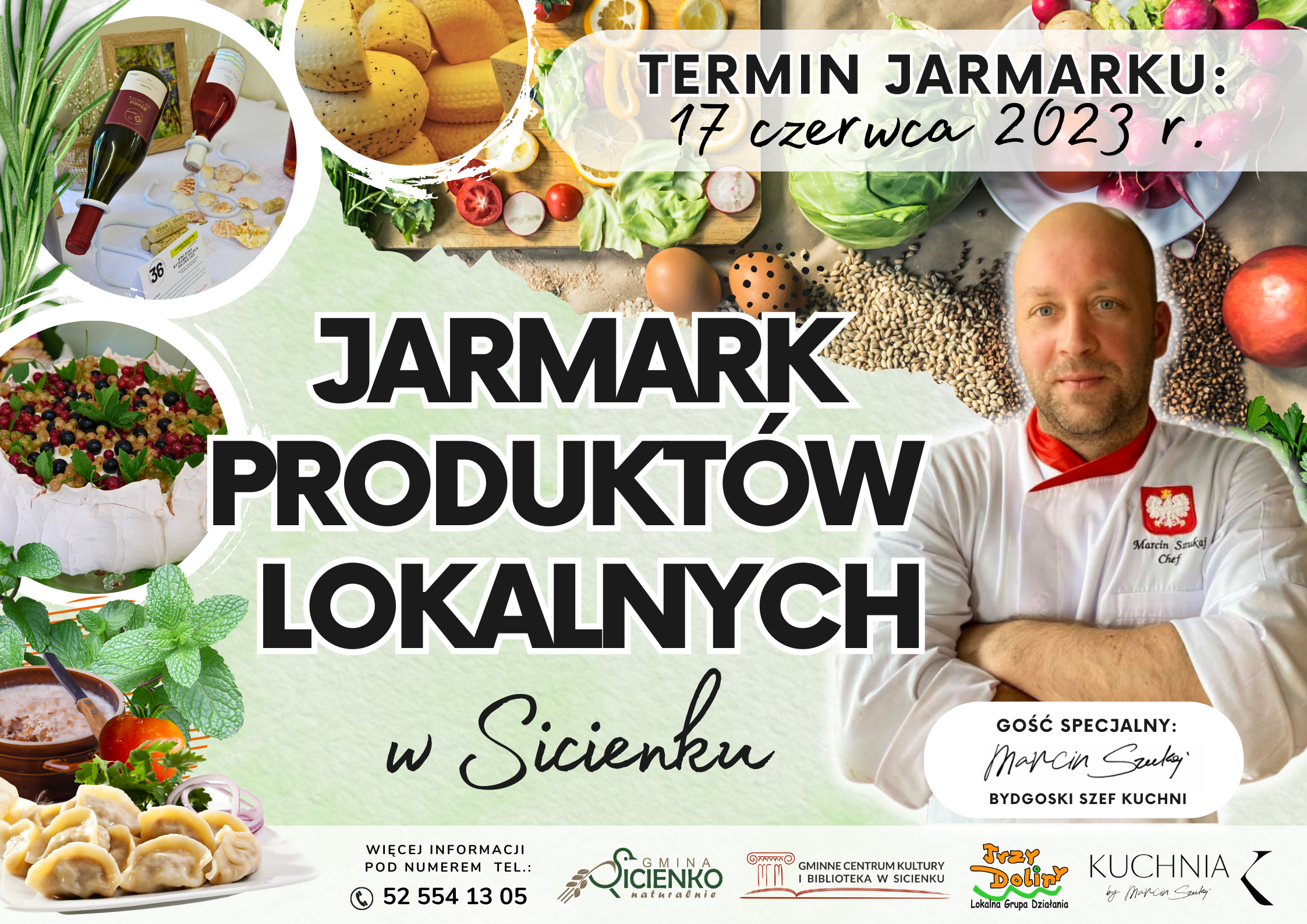 Plakat - Jarmark Produktów Lokalnych w Sicienku