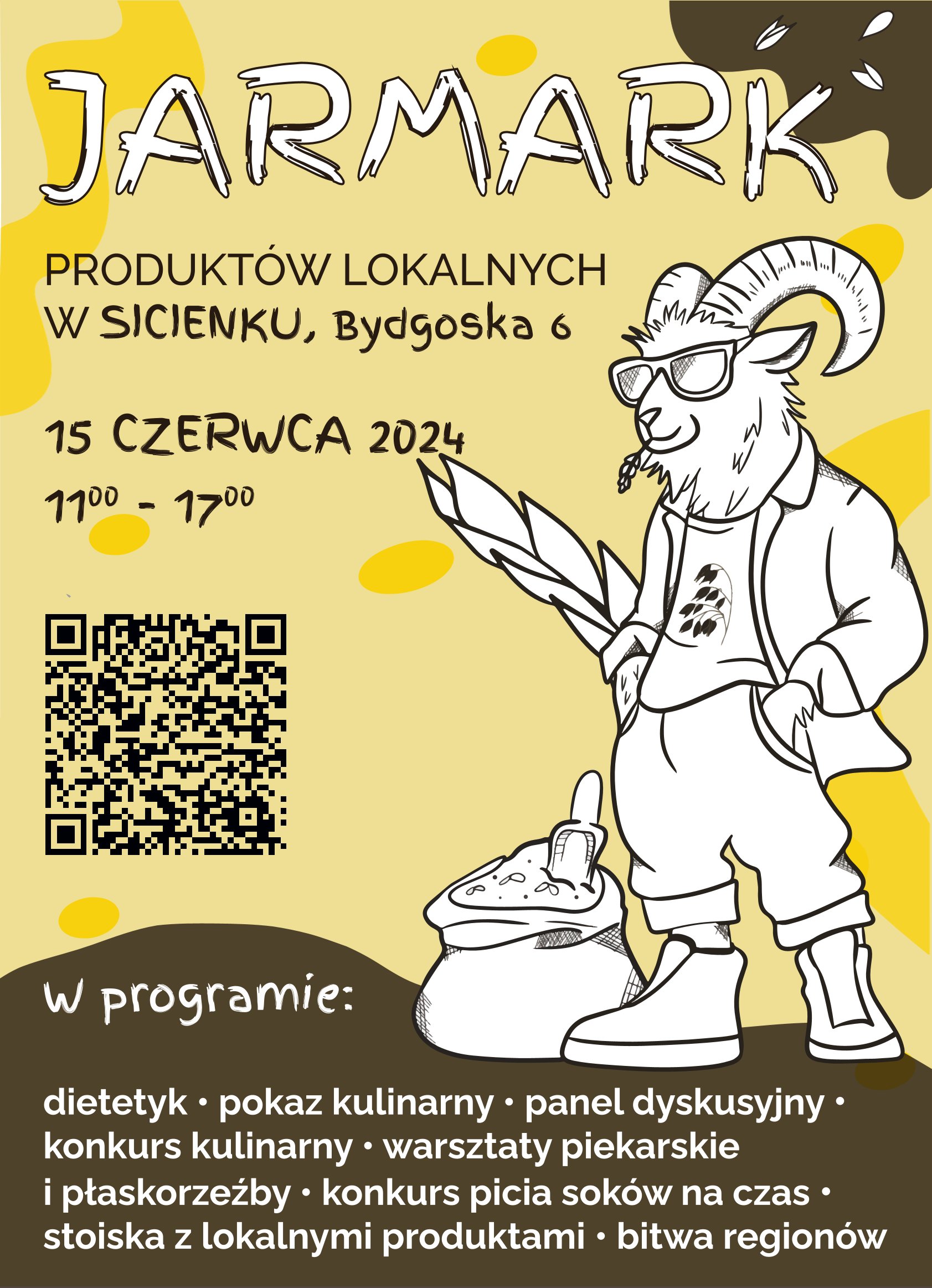 Plakat - Jarmark Produktów Lokalnych w Sicienku