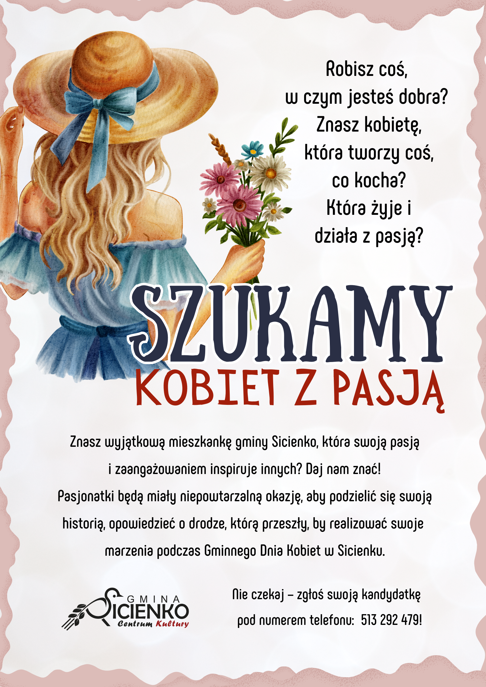 Plakat - Kobieta z pasją poszukiewana Plakat - Kobieta z pasją poszukiewana