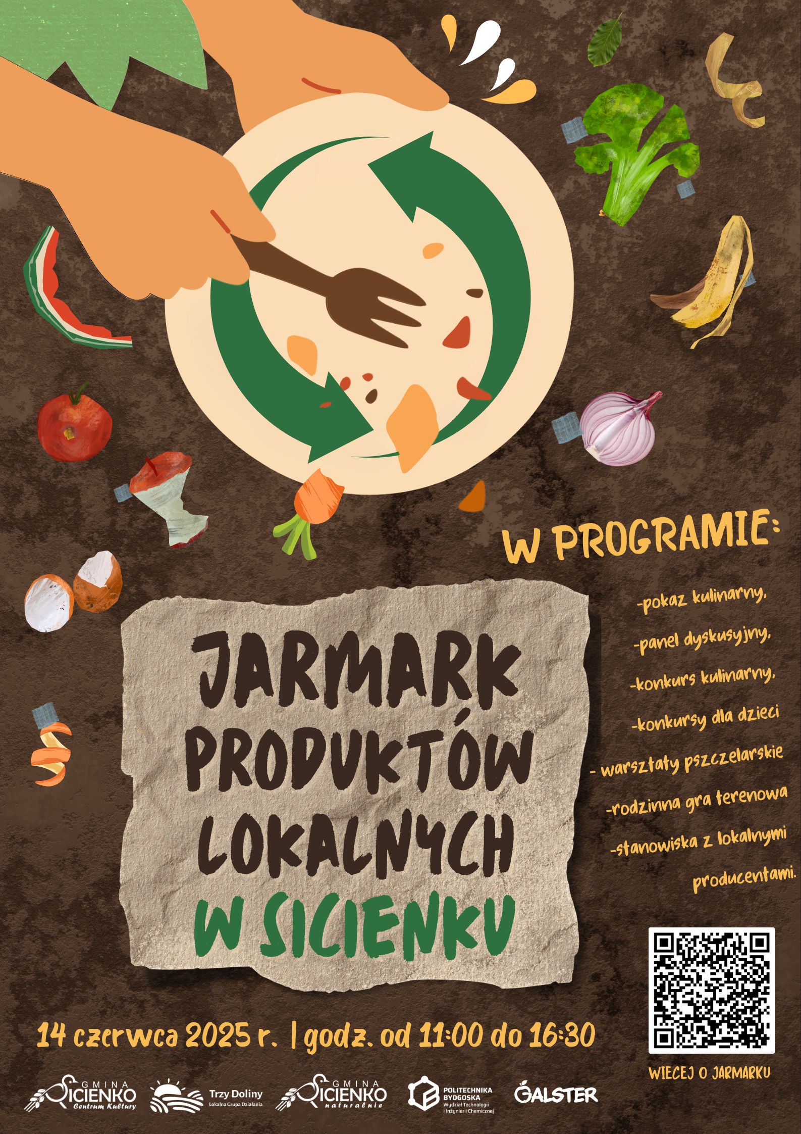 Plakat - Jarmark Produktów Lokalnych w Sicienku 