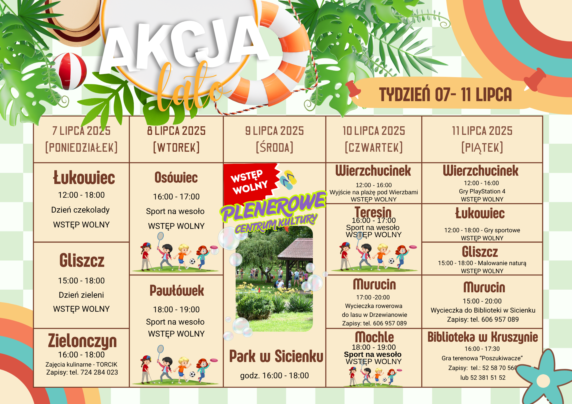 Plan 7 - 11 lipca