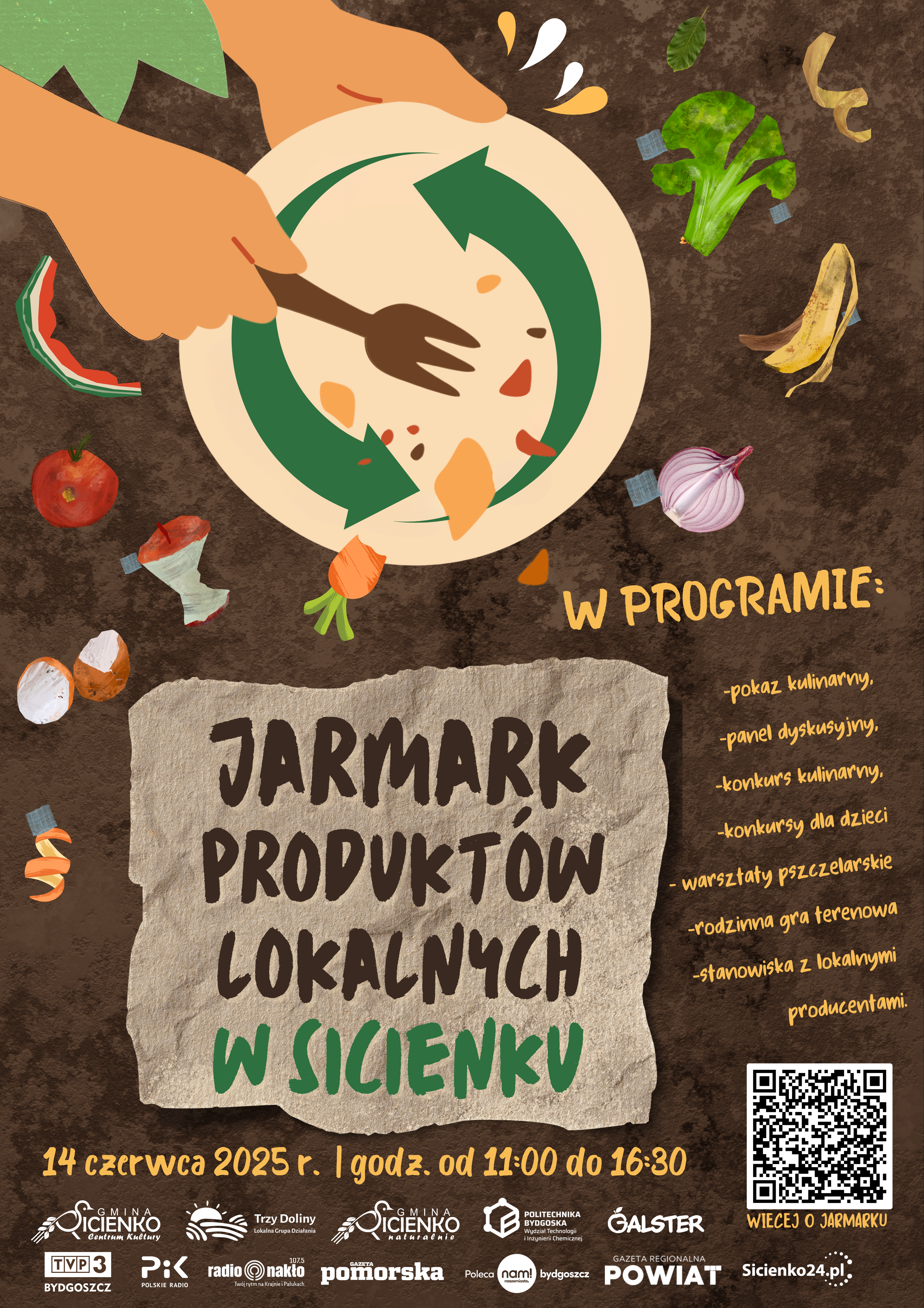 Plakat - Jarmark Produktów Lokalnych w Sicienku