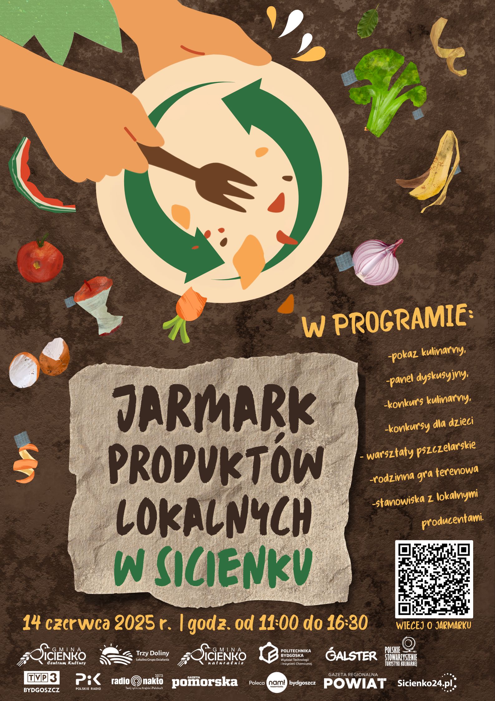 Plakat - Jarmark Produktów Lokalnych w Sicienku