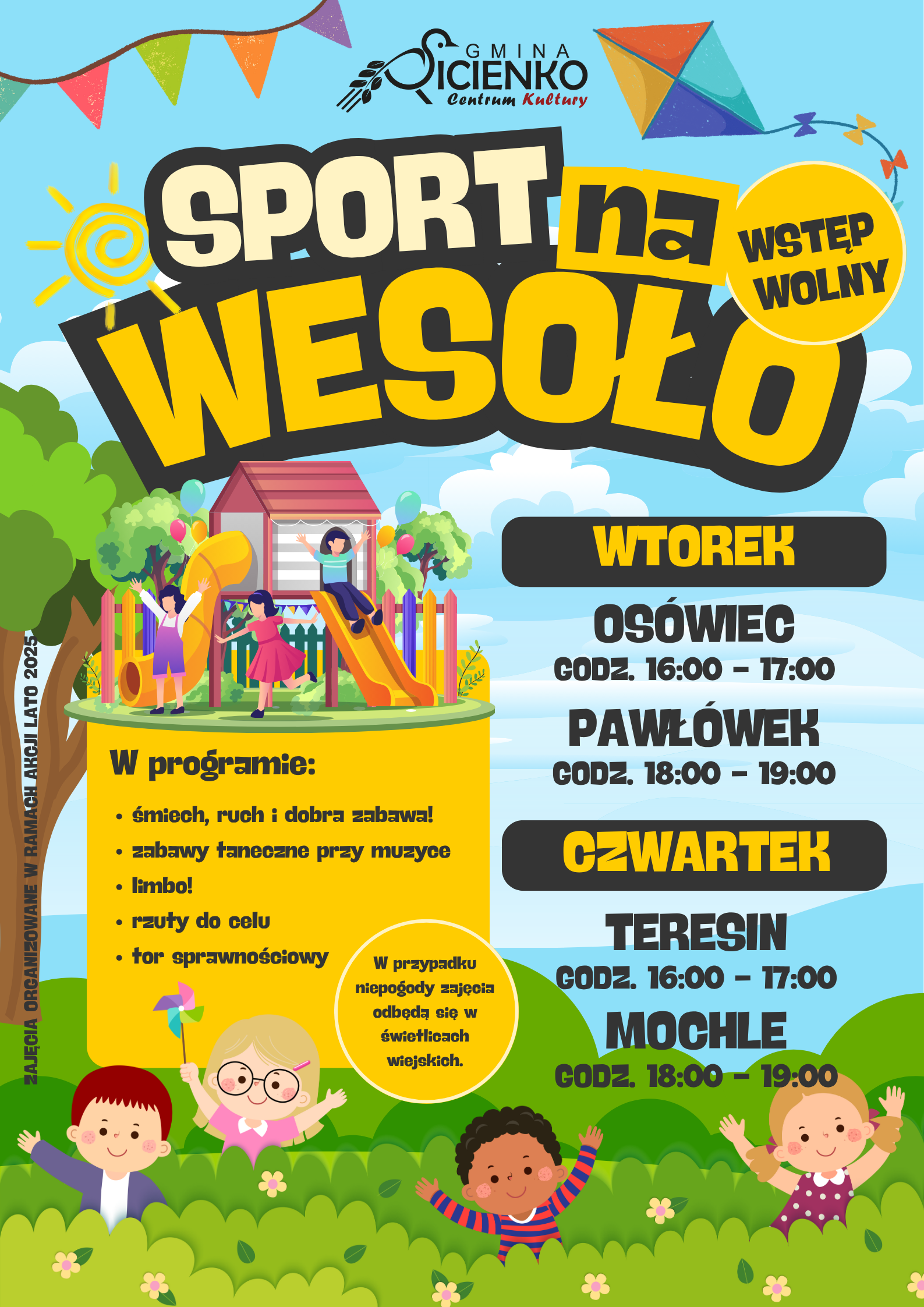 Plakat - Sport na wesoło