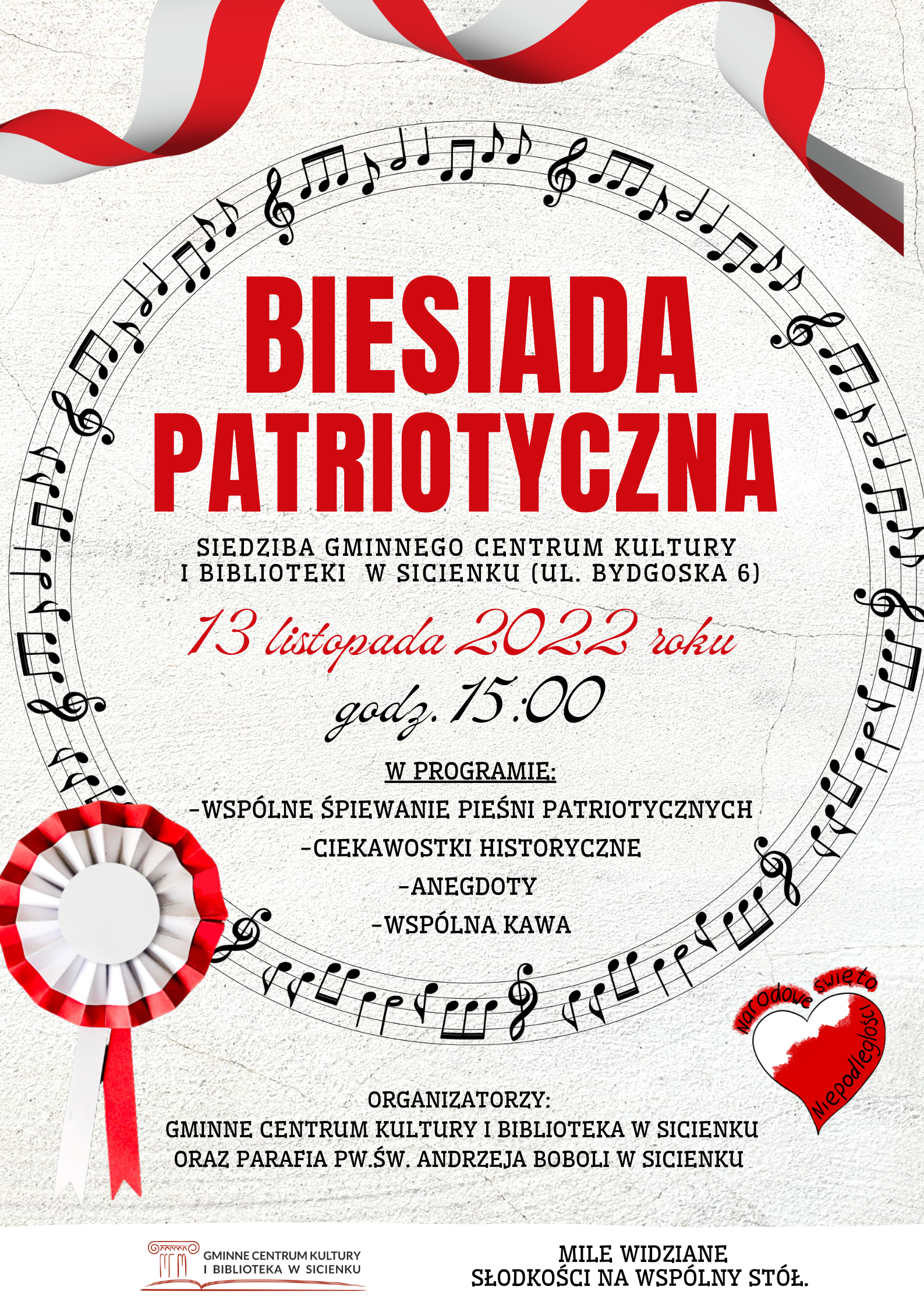 Plakat- biesiada patriotyczna Plakat- biesiada patriotyczna